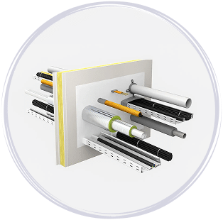 3B Konzept kümmert sich um die baulichen Maßnahmen für den Branschutz Ihres Gebäudes, inklusive Brandabschottungen, Brandschutzbekleidung, Brandschutzfugen und der Prüfung von Brandschutztüren.