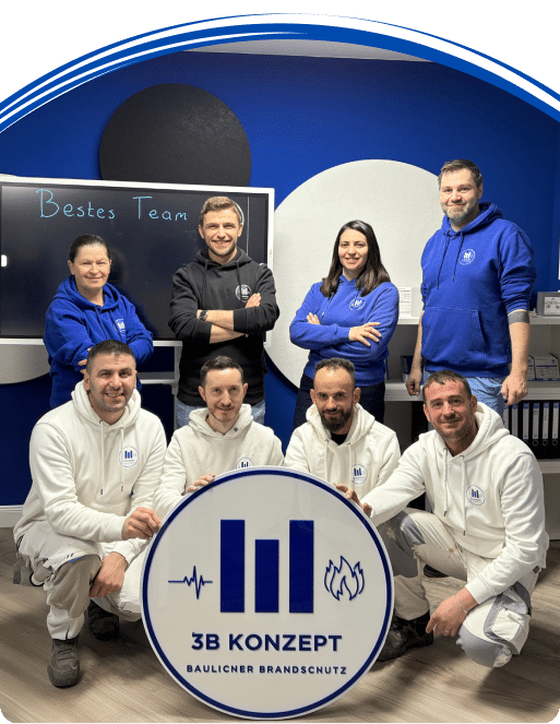 Bei 3B Konzept übernehmen wir die baulichen Maßnahmen für den Brandschutz Ihrer Gebäude.