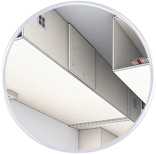 3B Konzept kümmert sich um die baulichen Maßnahmen für den Branschutz Ihres Gebäudes, inklusive Brandabschottungen, Brandschutzbekleidung, Brandschutzfugen und der Prüfung von Brandschutztüren.