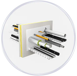 3B Konzept kümmert sich um die baulichen Maßnahmen für den Branschutz Ihres Gebäudes, inklusive Brandabschottungen, Brandschutzbekleidung, Brandschutzfugen und der Prüfung von Brandschutztüren.