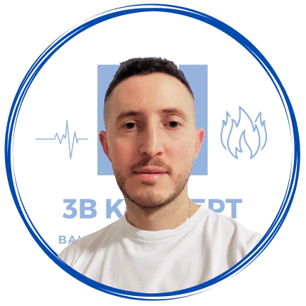 Izmir Hana ist als Monteur für die fachgerechte Montage von Brandschutzmaßnahmen zuständig.