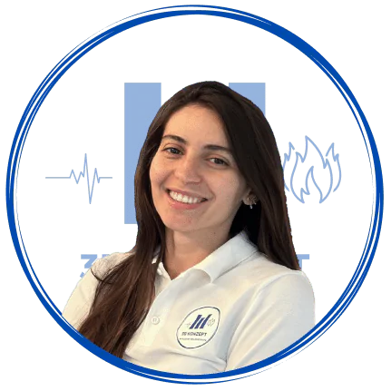 Maria Llesi ist für die Buchhaltung bei 3B Konzept verantwortlich.